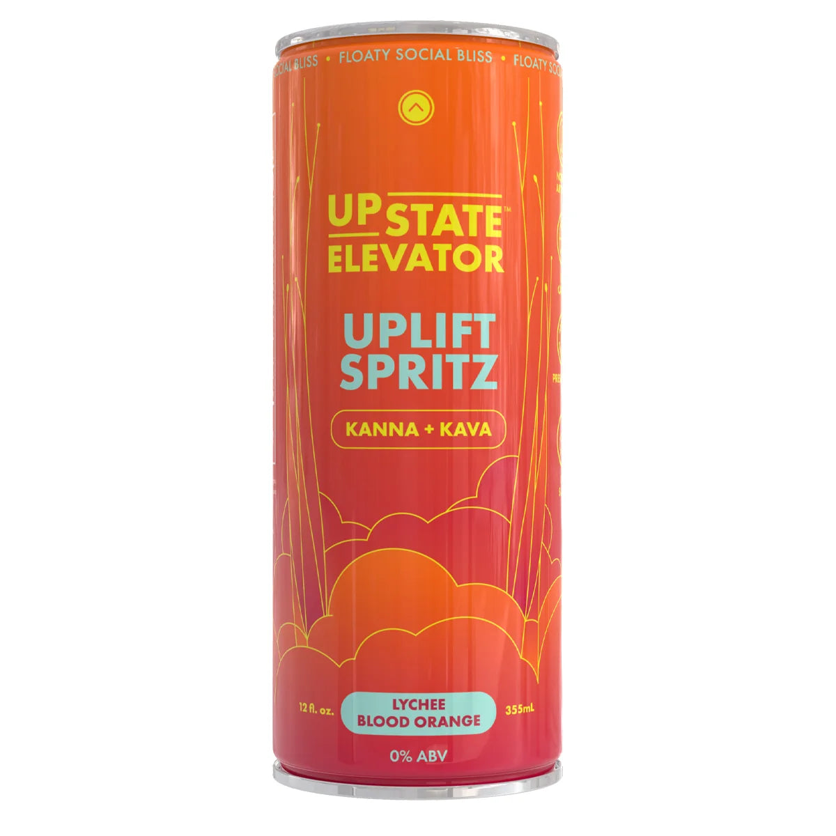 Upstate Elevator - Lychee Blood Orange Uplift Spritz (4 pack)