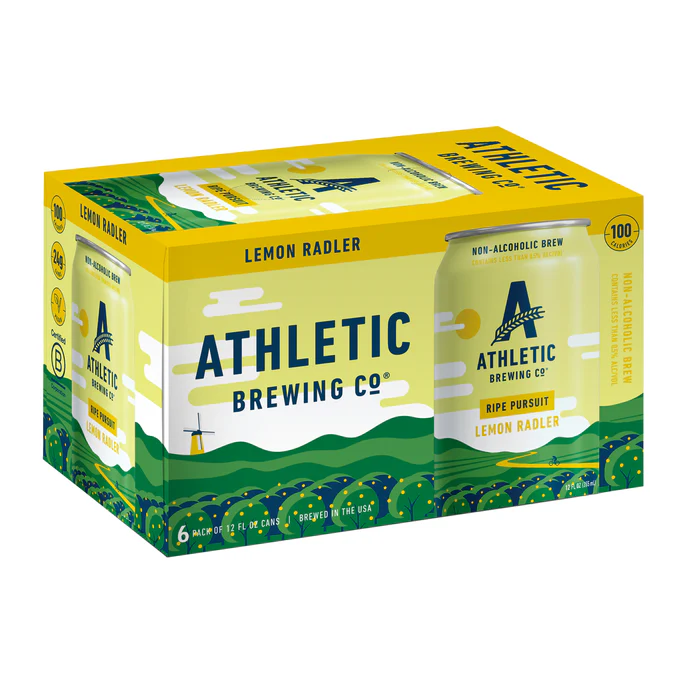Athletic Brewing - Ripe Pursuit Lemon Radler (6 pack)