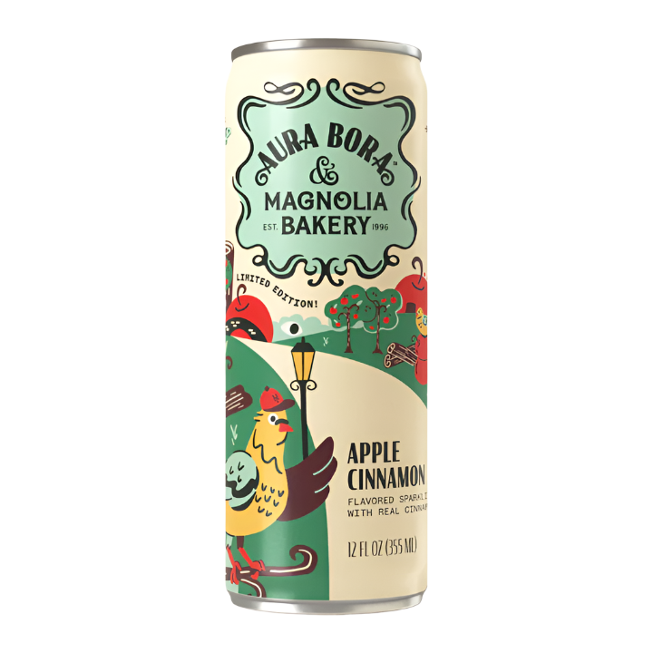 Aura Bora - Apple Cinnamon Sparkling Water (4 pack)