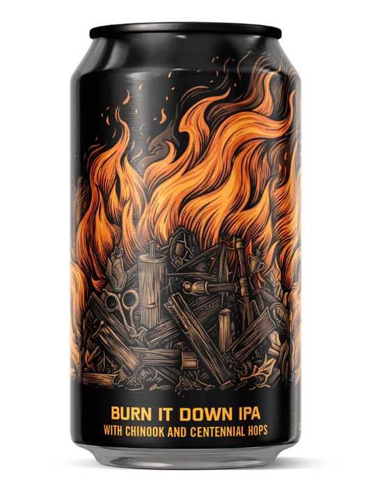 Go Brewing - Burn It Down IPA - Caramel Malt & Tropical (6 pack)