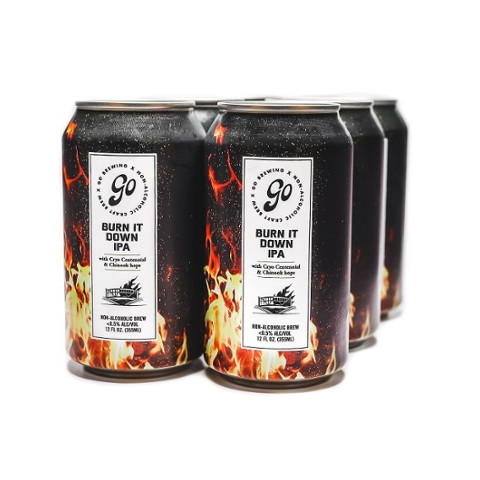 Go Brewing - Burn It Down IPA - Caramel Malt & Tropical (6 pack)