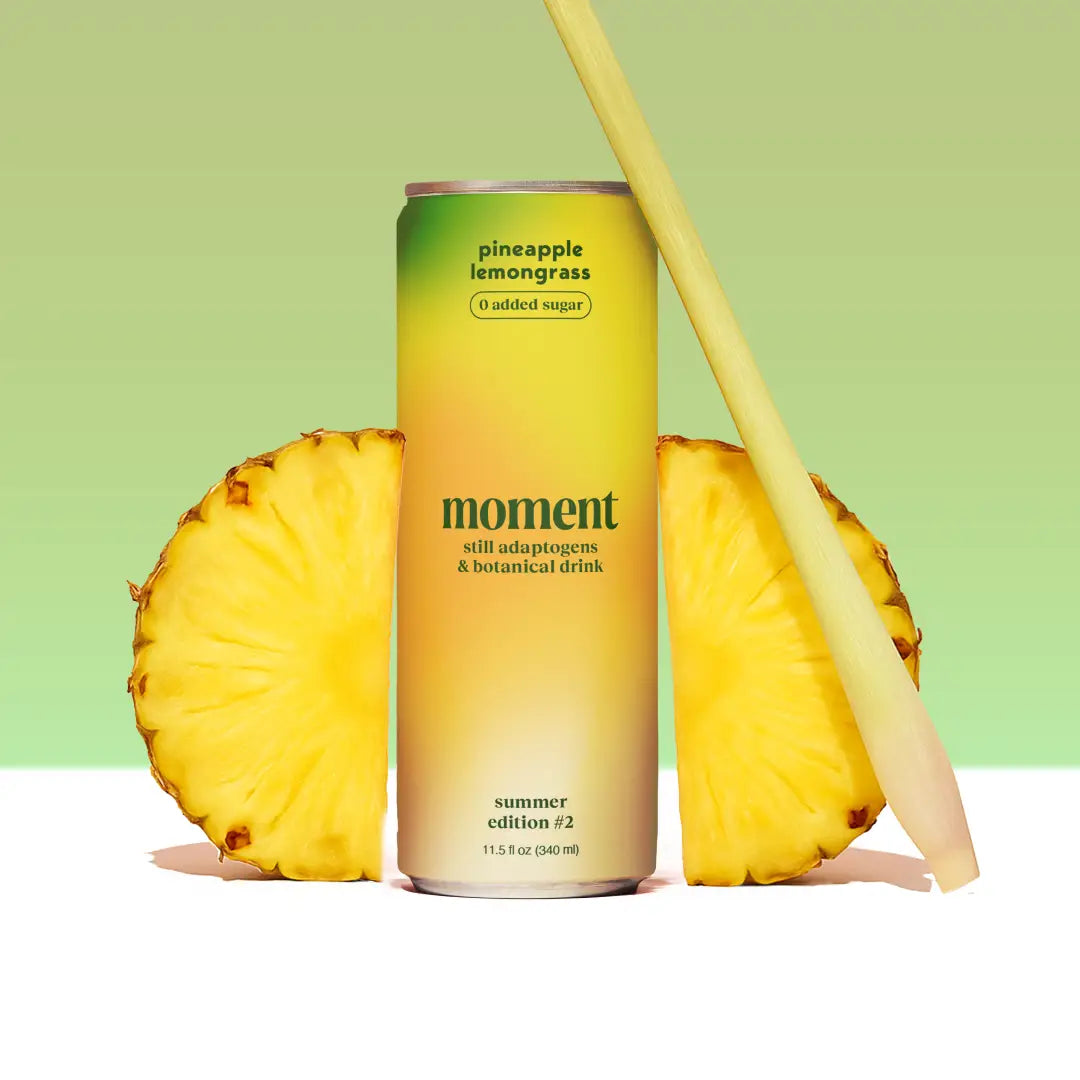 Moment - Pineapple Lemongrass Botanical Water (4 pack)
