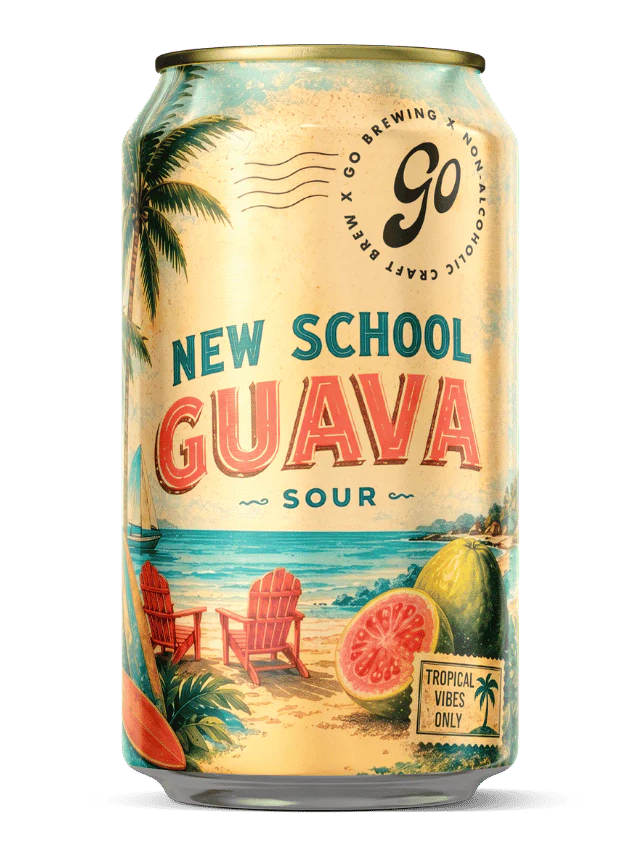 Go Brewing - New School Sour Guava (6 pack)