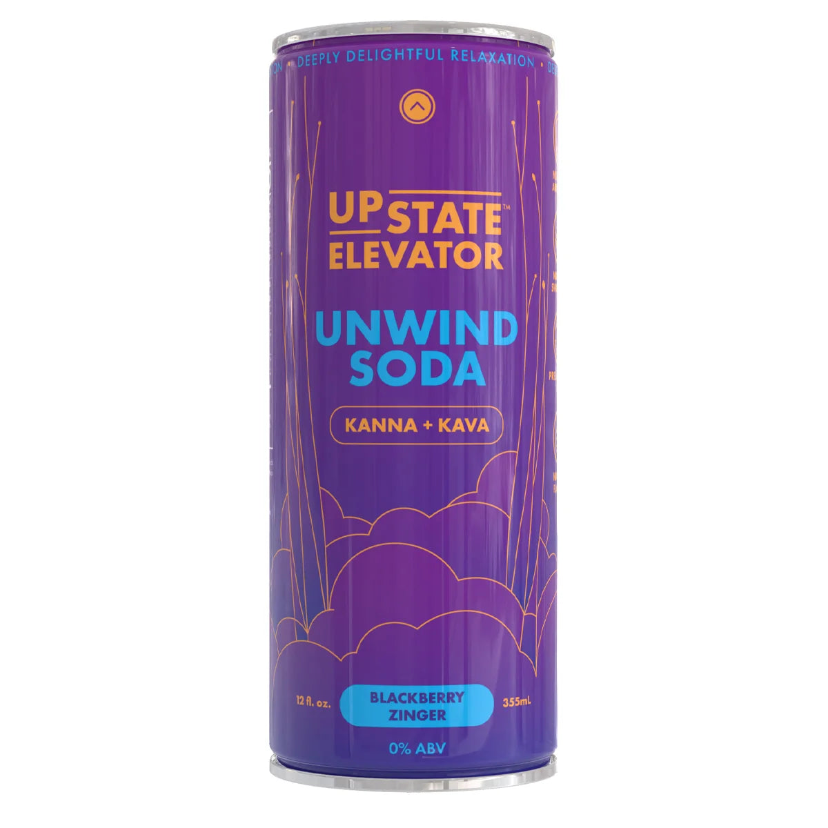 Upstate Elevator - Blackberry Zinger Unwind Soda (4 pack)