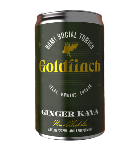 Bam! Social Tonics - Goldfinch - Ginger Kava (4 pack)