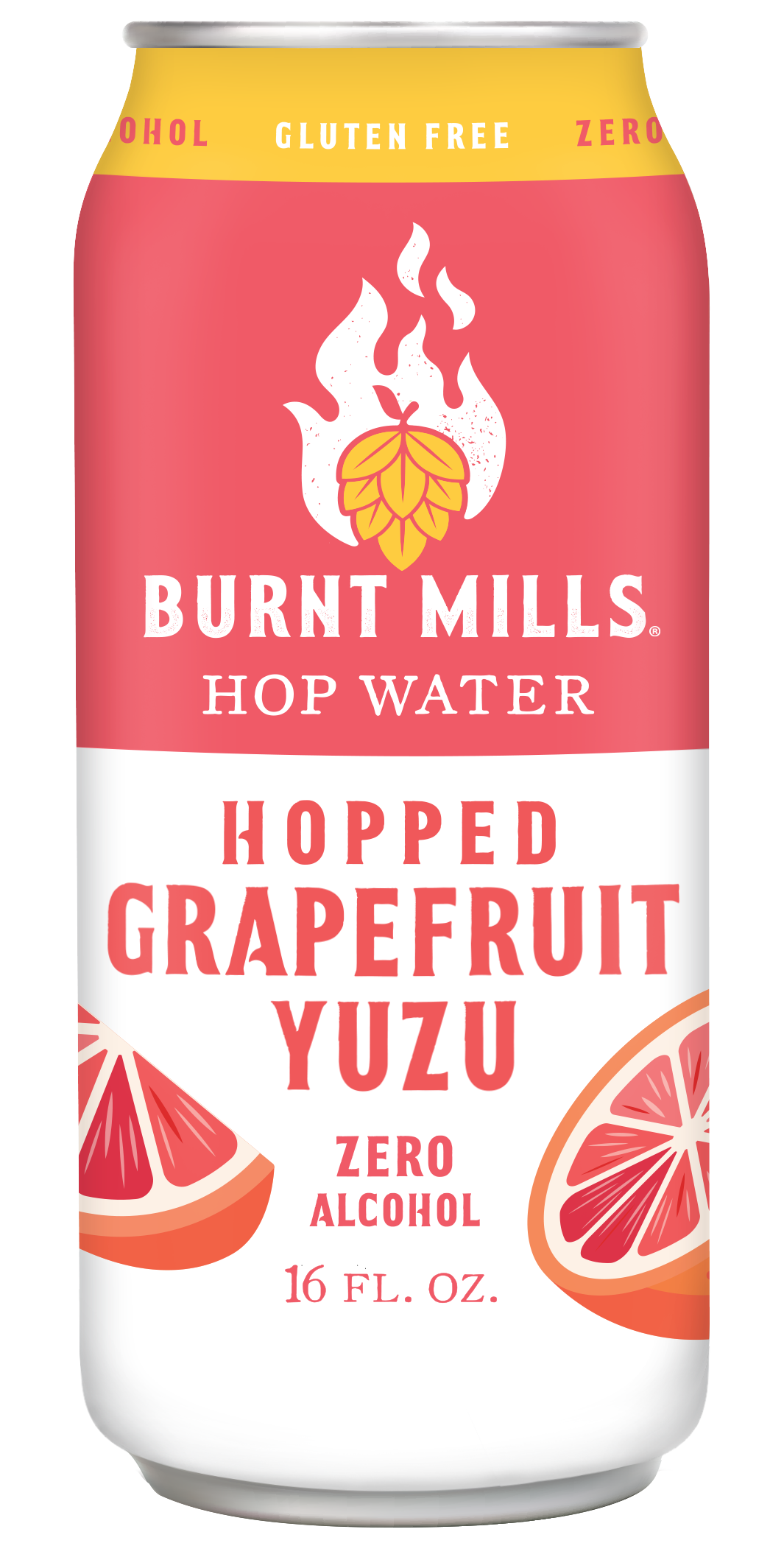 Burnt Mills Cider Co - Grapefruit Yuzu Hop Water (4 pack)