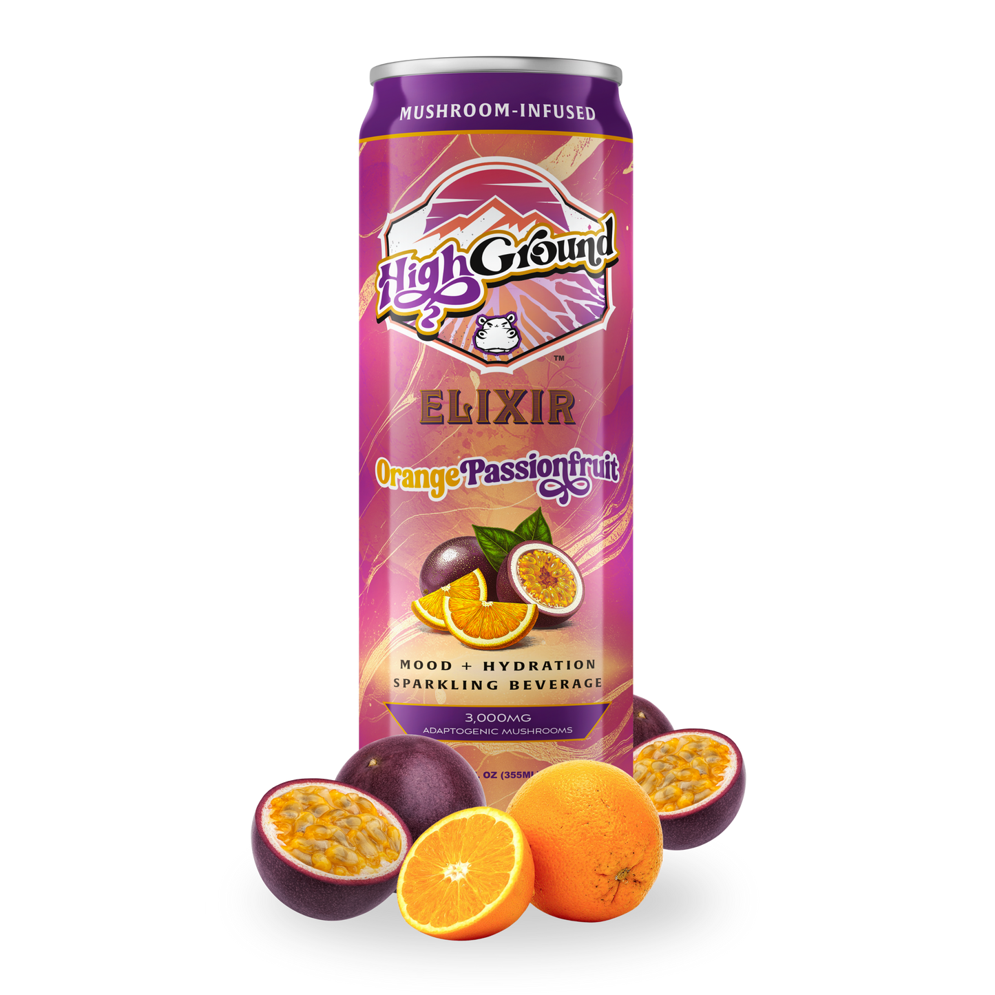 High Ground - Elixir Orange Passionfruit (4 pack)