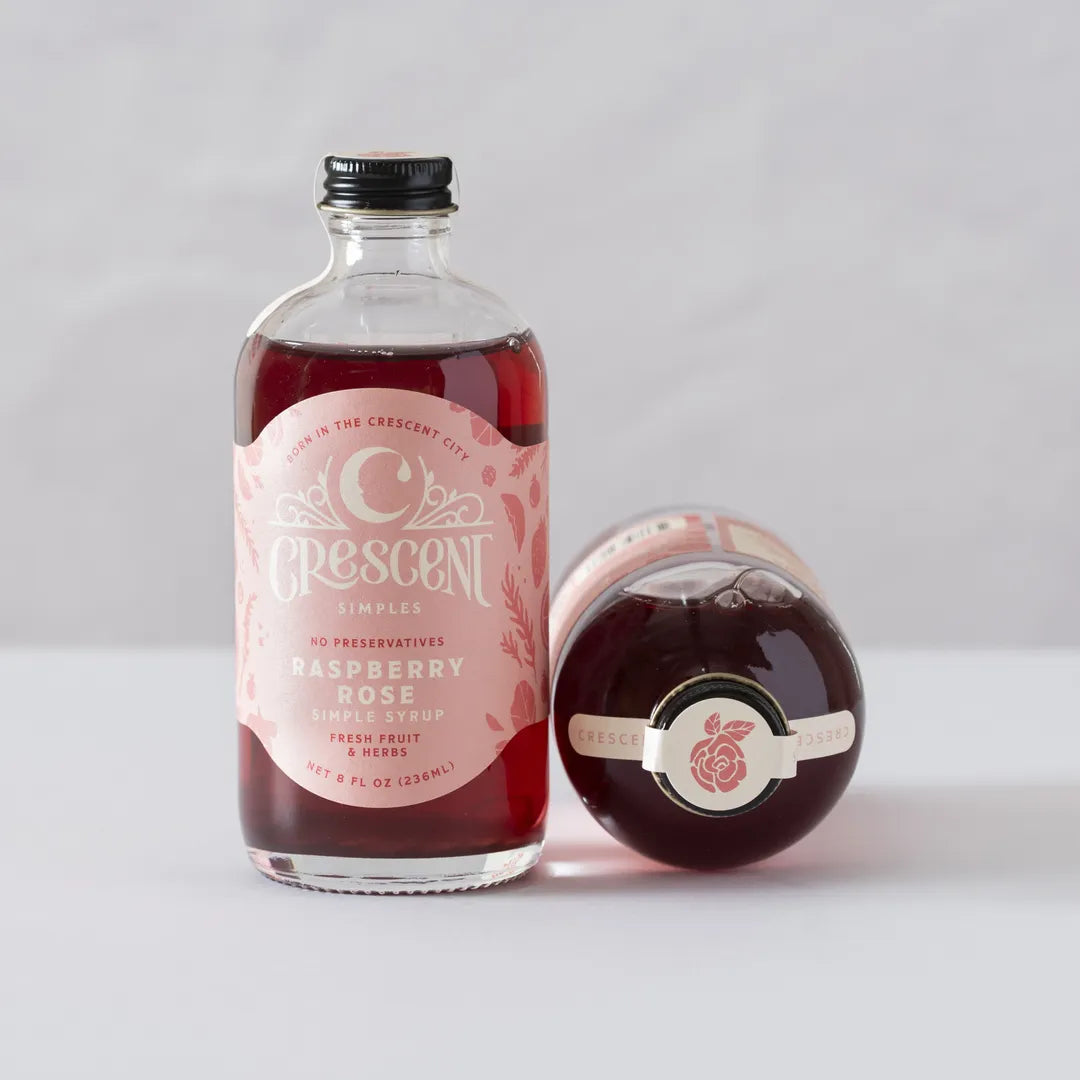 Crescent Simples - Raspberry Rose