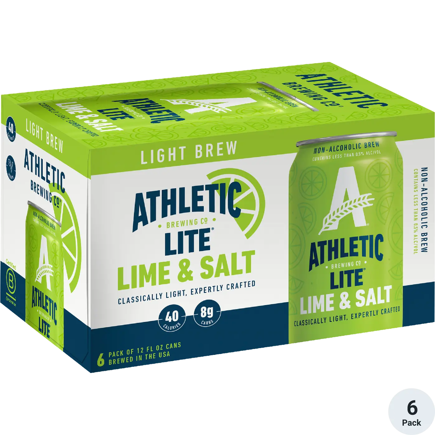 Athletic Brewing - Lite Lime & Salt (6 pack)