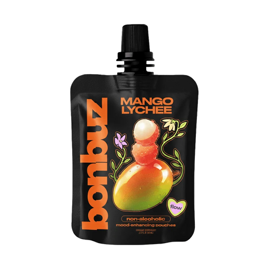 Bonbuz Tonics - Mango Lychee Kanna Mood-Enhancing Pouch