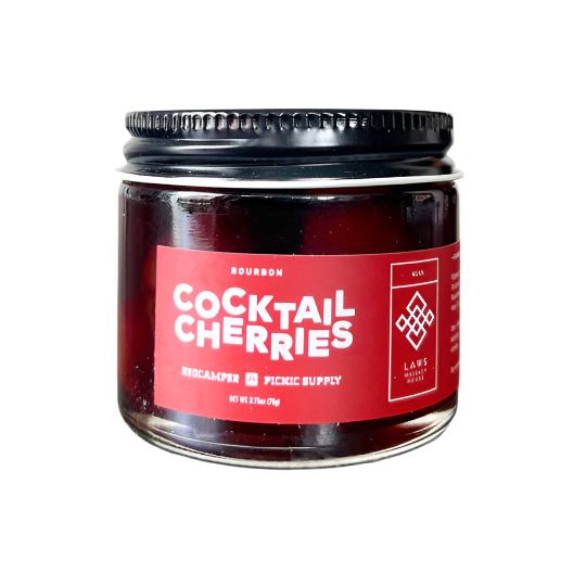 RedCamper - Bourbon Cocktail Cherries - Picnic Size (2.75oz)