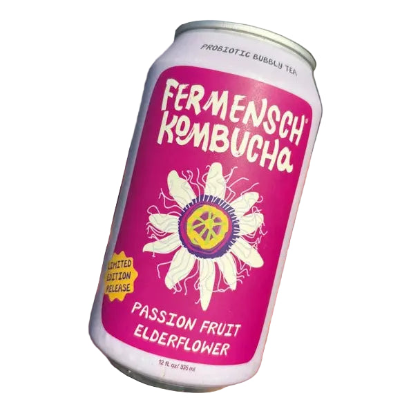 Fermensch Kombucha - Passion Fruit Elderflower (4 pack)