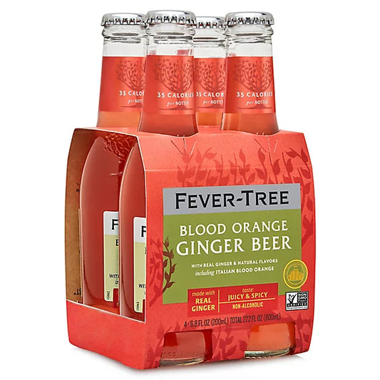 Fever Tree - Blood Orange Ginger Beer (4 pack)