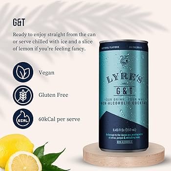 Lyre's - Gin & Tonic (4 pack)