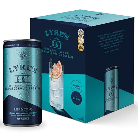 Lyre's - Gin & Tonic (4 pack)